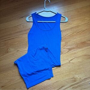 Vibrant Blue Tank Top Dress